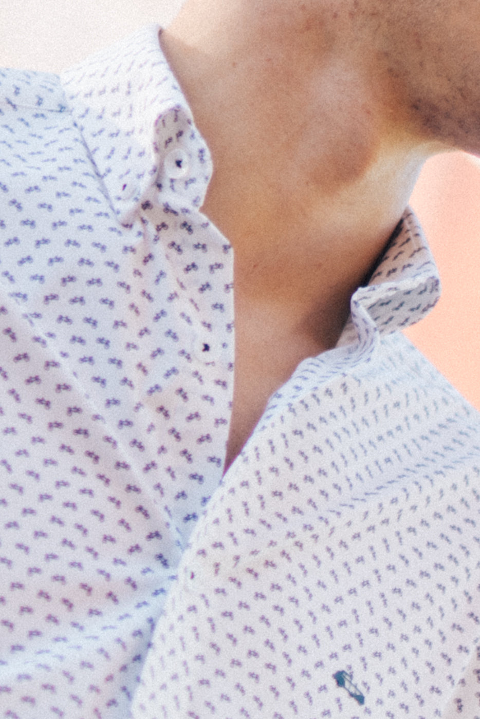 Camisa bielástica hombre estampado bicis