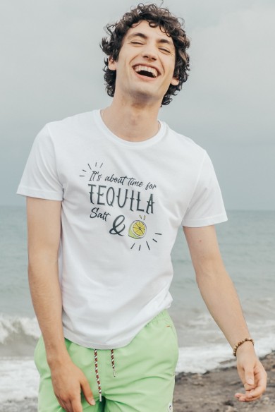 CAMISETA BLANCA ALGODÓN