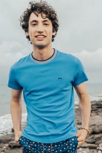 CAMISETA HOMBRE AZUL