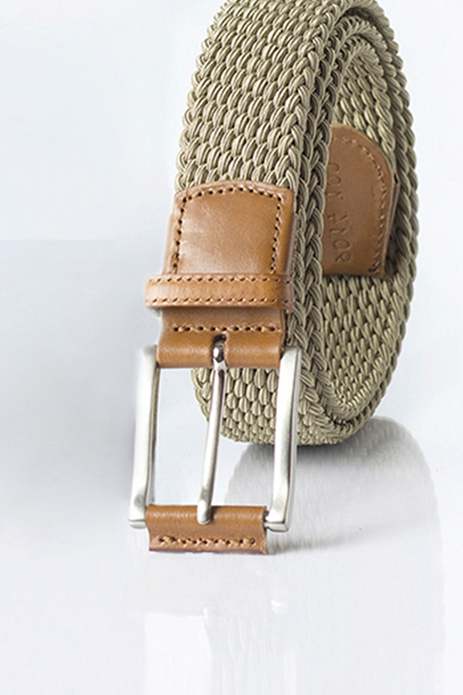 Cinturón elástico trenzado marino