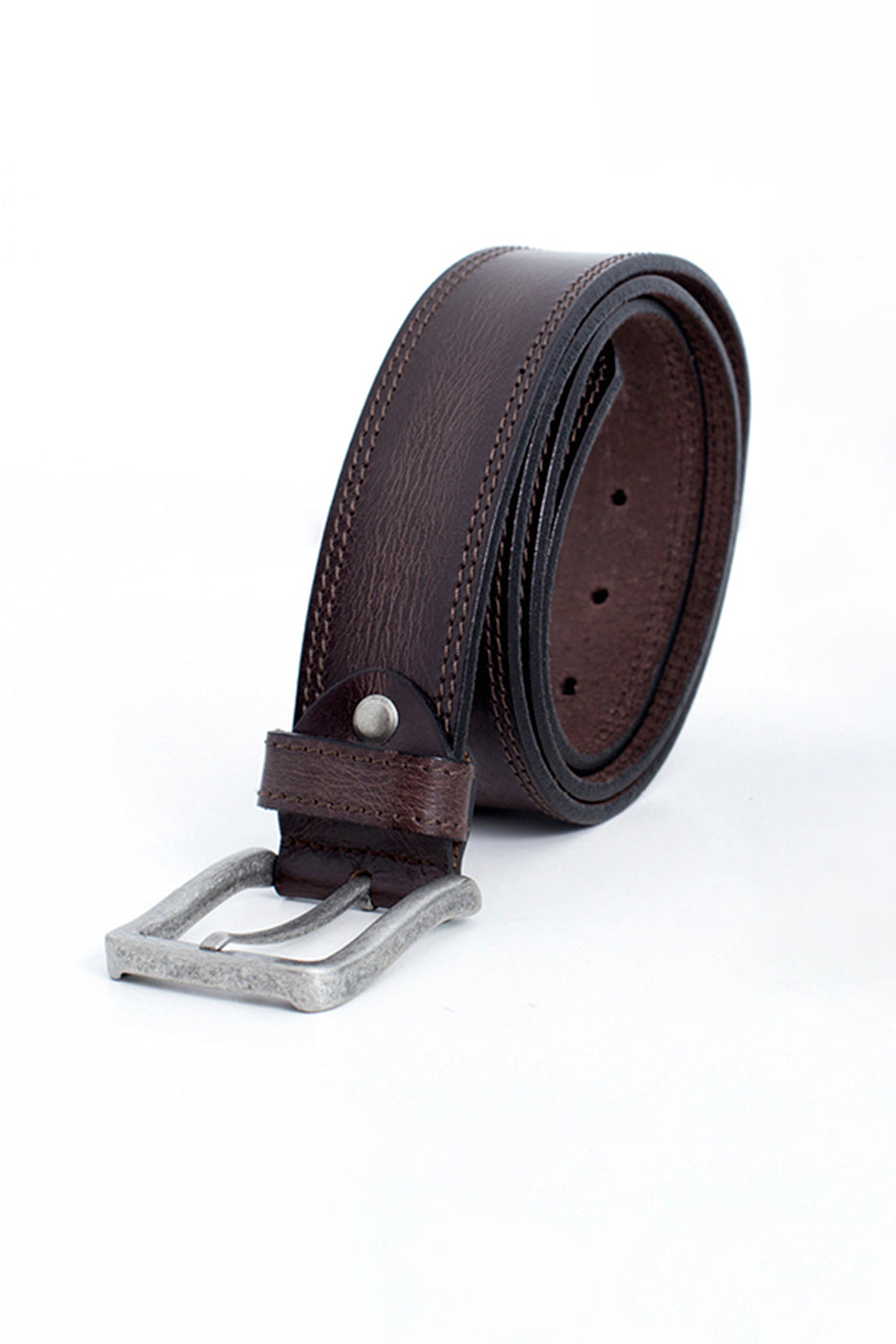 Cinturón cuero marrón