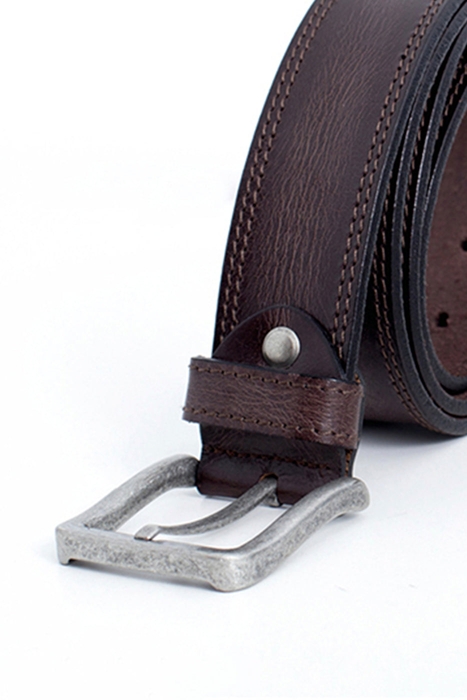 Cinturón cuero marrón