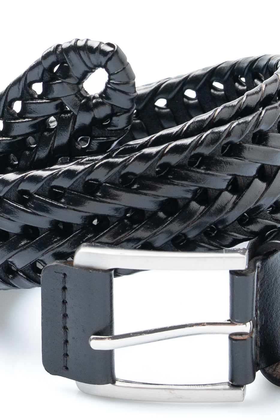 Cinturón hombr piel negro