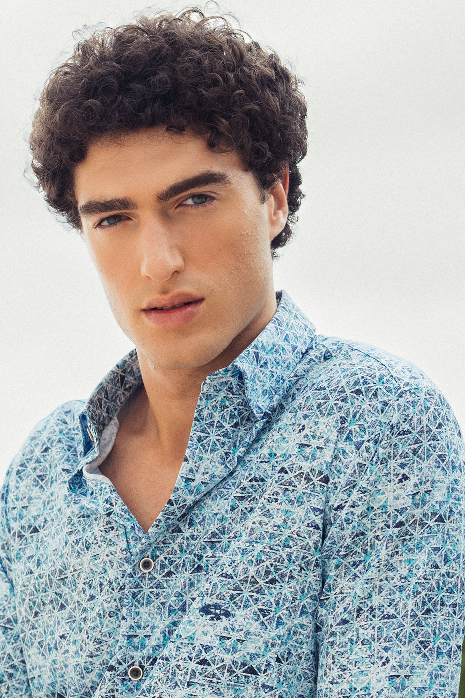 Camisa de hombre de manga larga regular fit