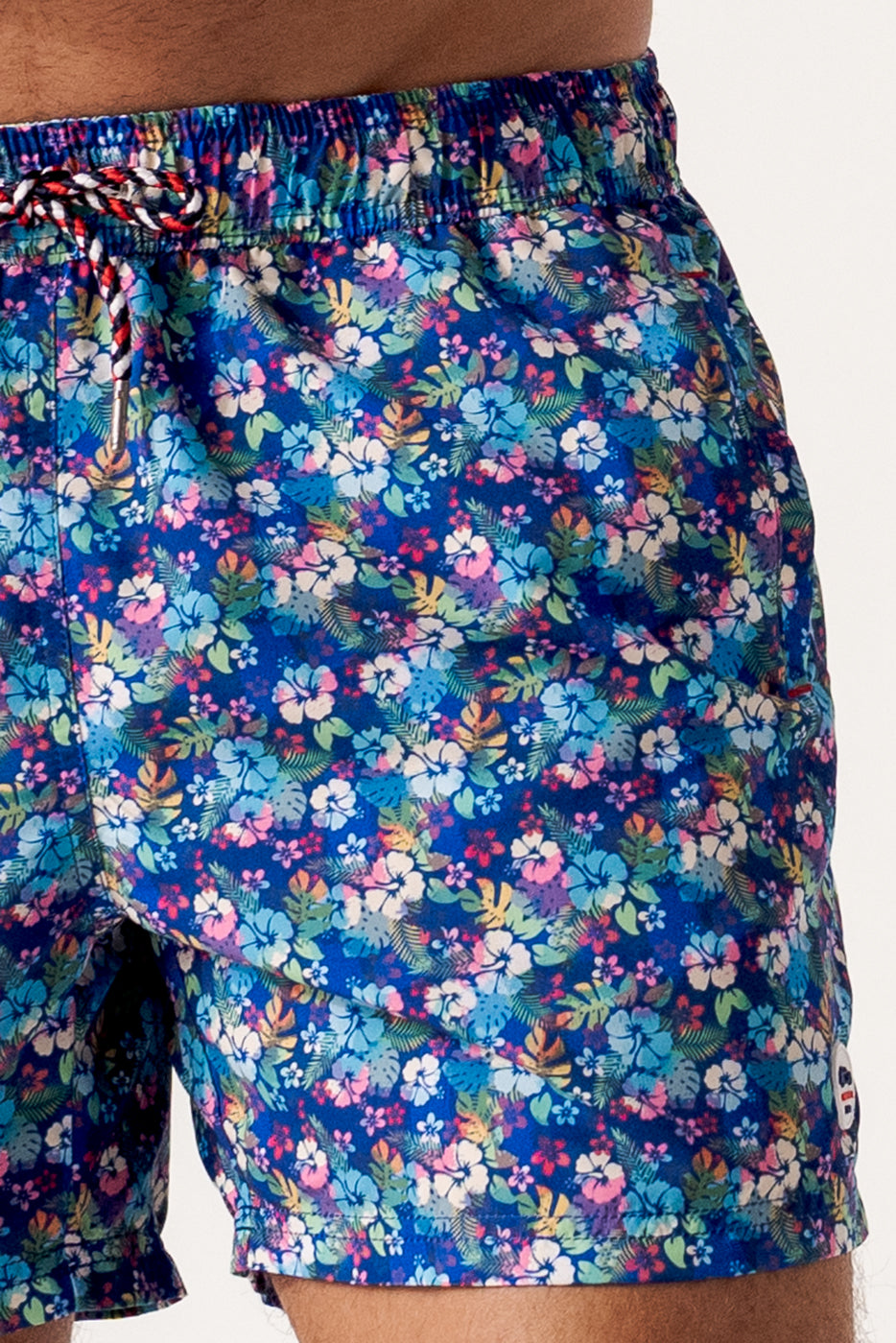 Bañador estampado hibiscus hombre