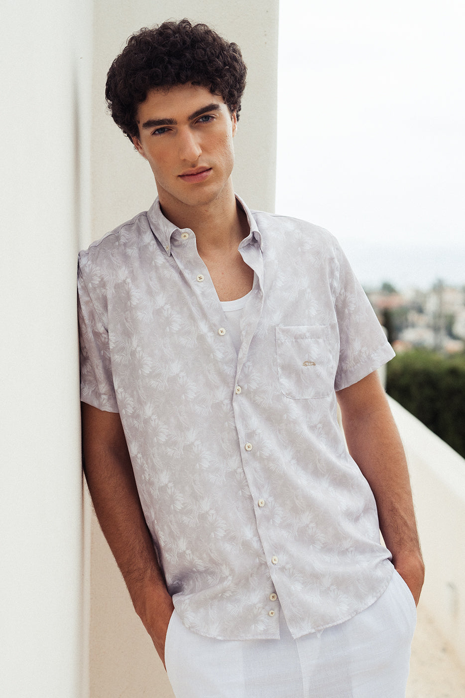 Camisa algodón extrasuave manga corta