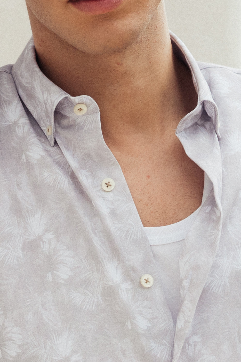 Camisa algodón extrasuave manga corta