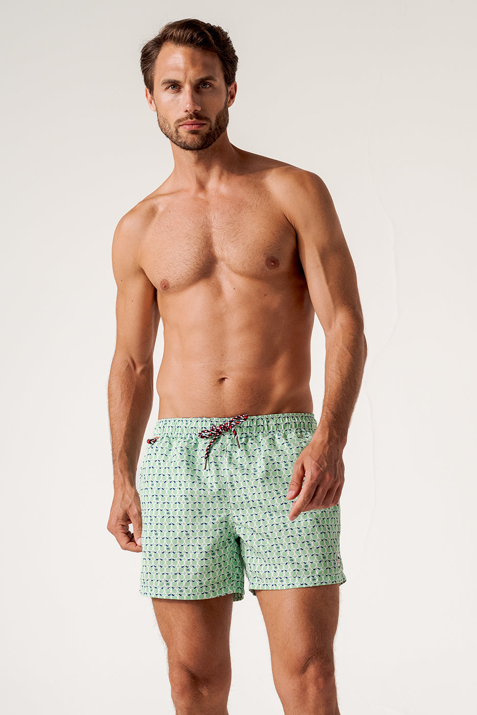 Bañador hombre estampado de manzanas 