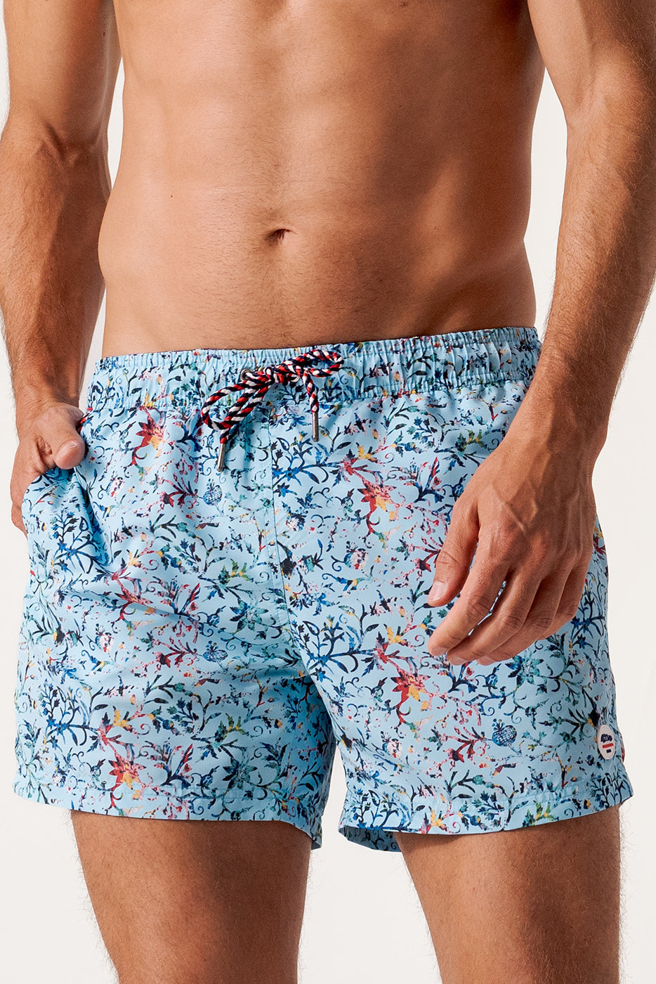 Bañador hombre estampado naturaleza