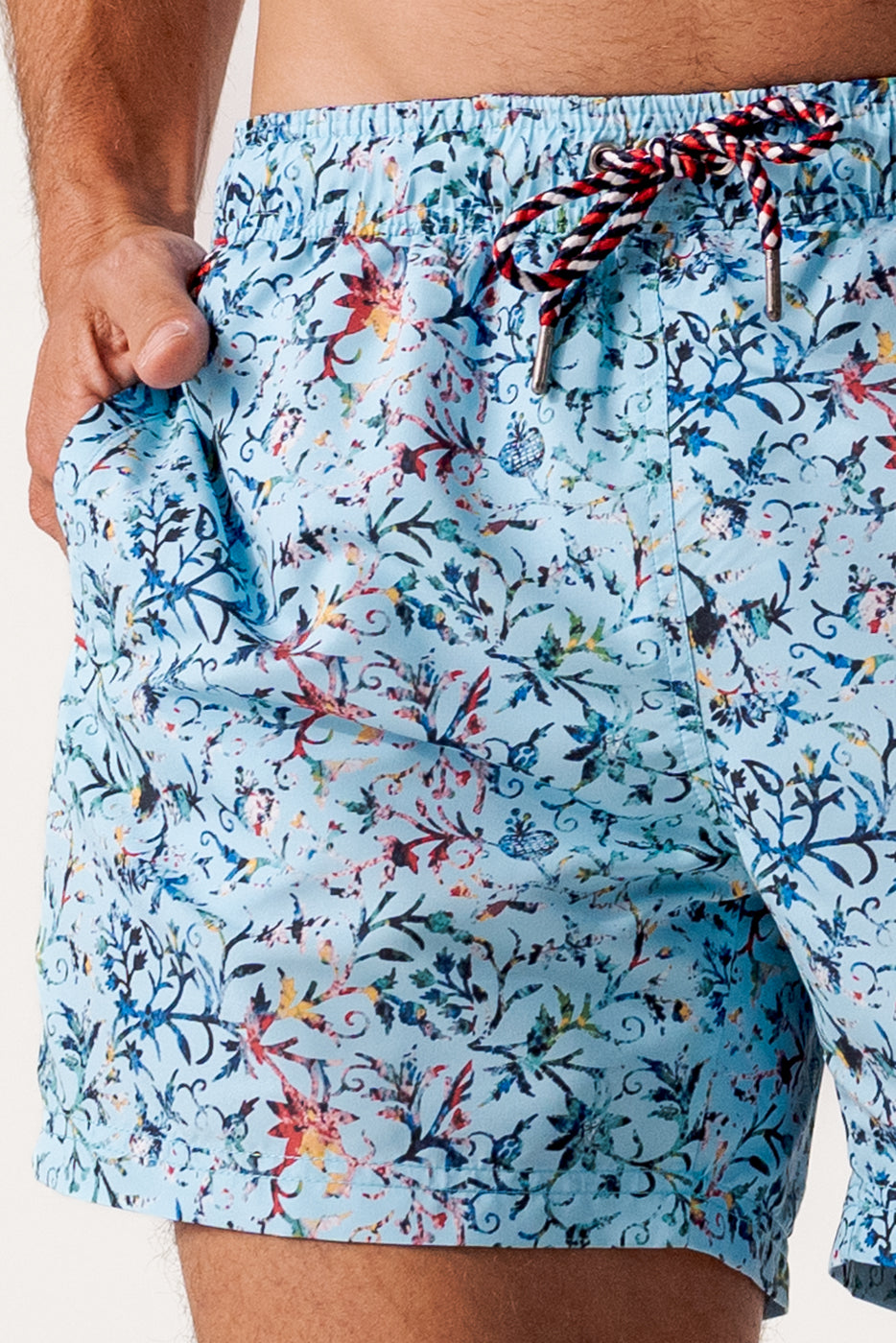 Bañador hombre estampado naturaleza